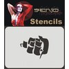 Senjo Color Bodyart Stencil A6 Boot 3