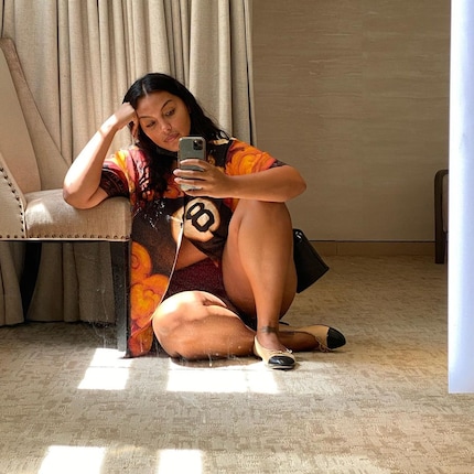 Model Paloma Elsesser und …