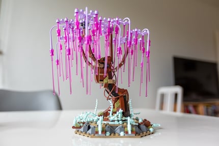 Der Baum der Seelen von Lego Avatar ist im Bau ziemlich repetitiv.