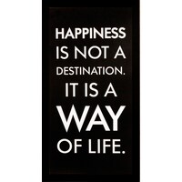 G&C Gallery Happiness is not a destination (20 x 40 cm)