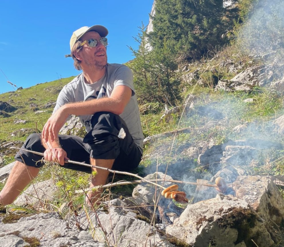 Für mich gehört das Bräteln dazu beim Wandern. Zum Glück hat's damit wenigstens am Vortag geklappt.