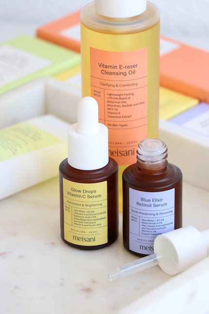 K-beauty products from Meisani that I’m testing.