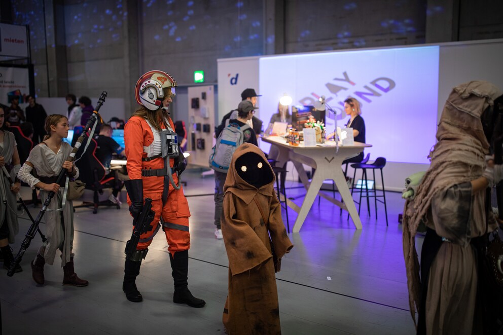 Auch cosplayende «Star Wars»-Rebellen haben unseren Stand besucht.