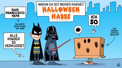 Warum ich Halloween hasse? Weil alle anderen Kinder die viel tolleren Verkleidungen als ich hatten.
