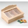 Holz-Teebox 30,5x20x17cm, FSC