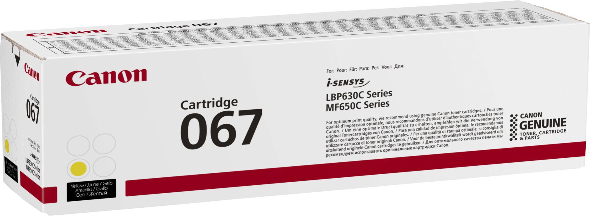 Canon Toner Cartridge 067 Y yellow (Y) kaufen