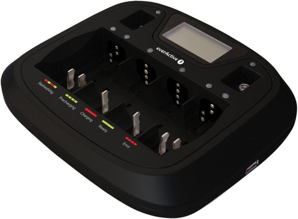 Everactive Ladegerät EverActive NC-900U (8 Stk. AAA AA PP3 9V C D) Galaxus