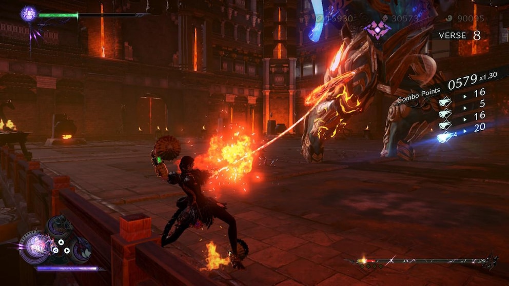 Accadono molte cose sui campi di battaglia di «Bayonetta 3».