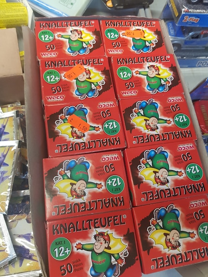 Et la moitié à un autre stand.
