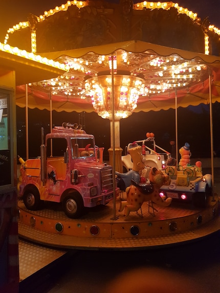 Au moins, mes enfants sont un peu plus grands et m’épargnent l’achat de billets de manège hors de prix.