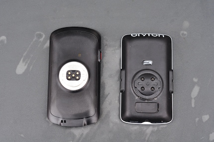 A sinistra: Garmin Edge 1040 Solar. A destra: Bryton Rider S800.