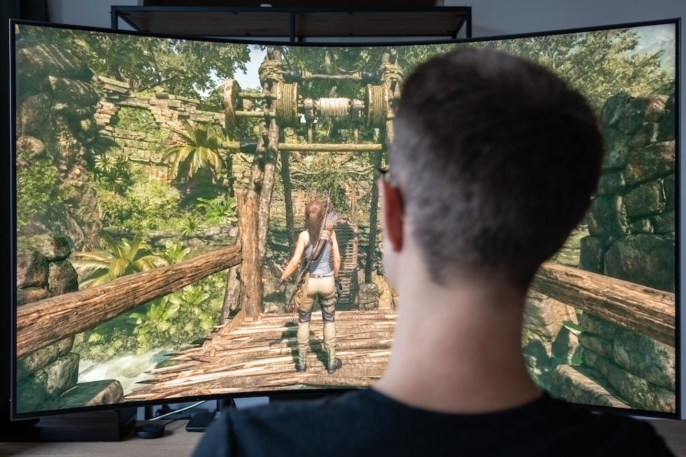 Das Bild sieht in Games sehr gut aus. Untypisch für Samsung-Displays gefallen mir sogar die Farben.