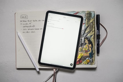 The tablet acts as a replacement diary, but it needs a fair bit of power.