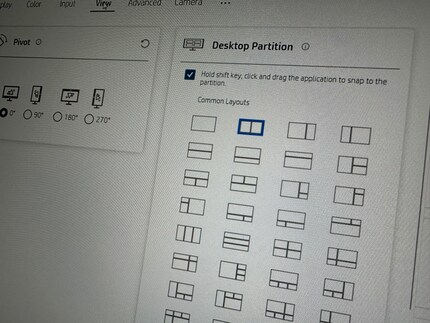 Viele Möglichkeiten, den Bildschirm aufzuteilen – nur nicht mit Mac OS.