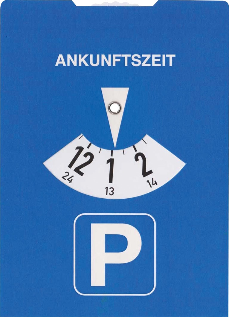 Rnk Parkscheibe Karton 11 x 15 cm 2 Blatt kaufen