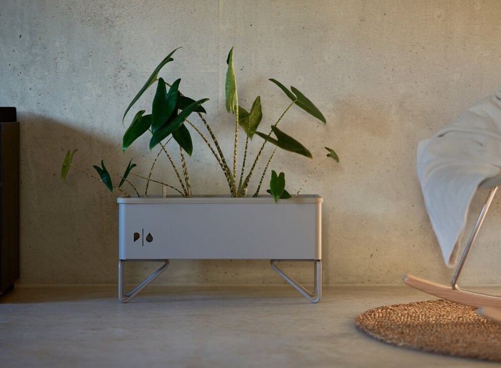 The three-part plant container from Pia-Plantbox was developed in Zurich.