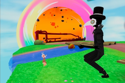 Le scene bizzarre sono la norma su VRChat.