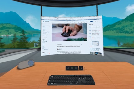 La mia tastiera virtuale. La risoluzione è migliore nella realtà che in questa schermata.