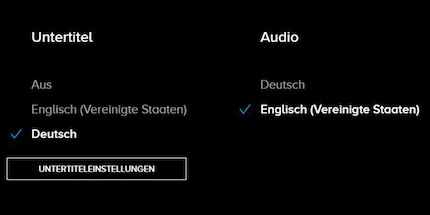 Audio and subtitles are available only in German and English. I expected better, Paramount.