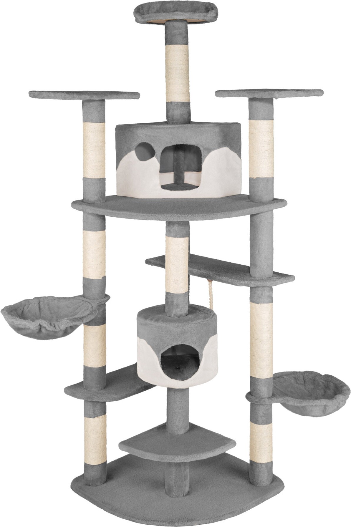 TecTake Nelly (204 cm Grau Weiss) kaufen