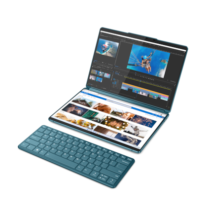 Le Yoga Book 9i avec son clavier.