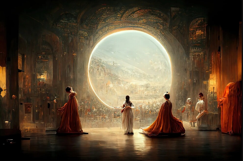 With the help of AI, Jason Allen wins a competition with this image.