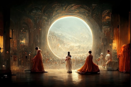 Jason Allen vince un concorso con questa foto, ottenuta con l’aiuto dell’AI.