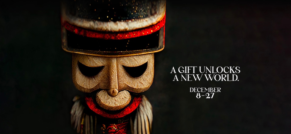 The poster for the San Francisco Ballet’s performance of The Nutcracker.
