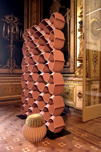 Das Material für den Raumteiler wurde 3D-gedruckt.