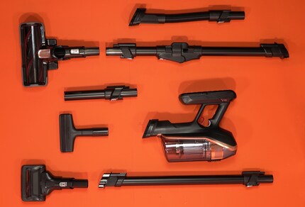 The Rowenta X-Force’s accessories.