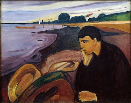 Nei suoi dipinti Edvard Munch elabora la propria depressione.