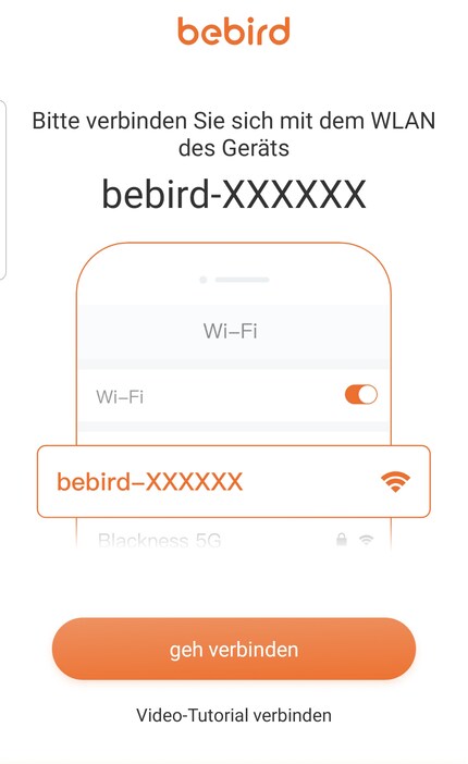 Das Verbinden des Smartphones mit dem Reiniger klappt reibungslos.