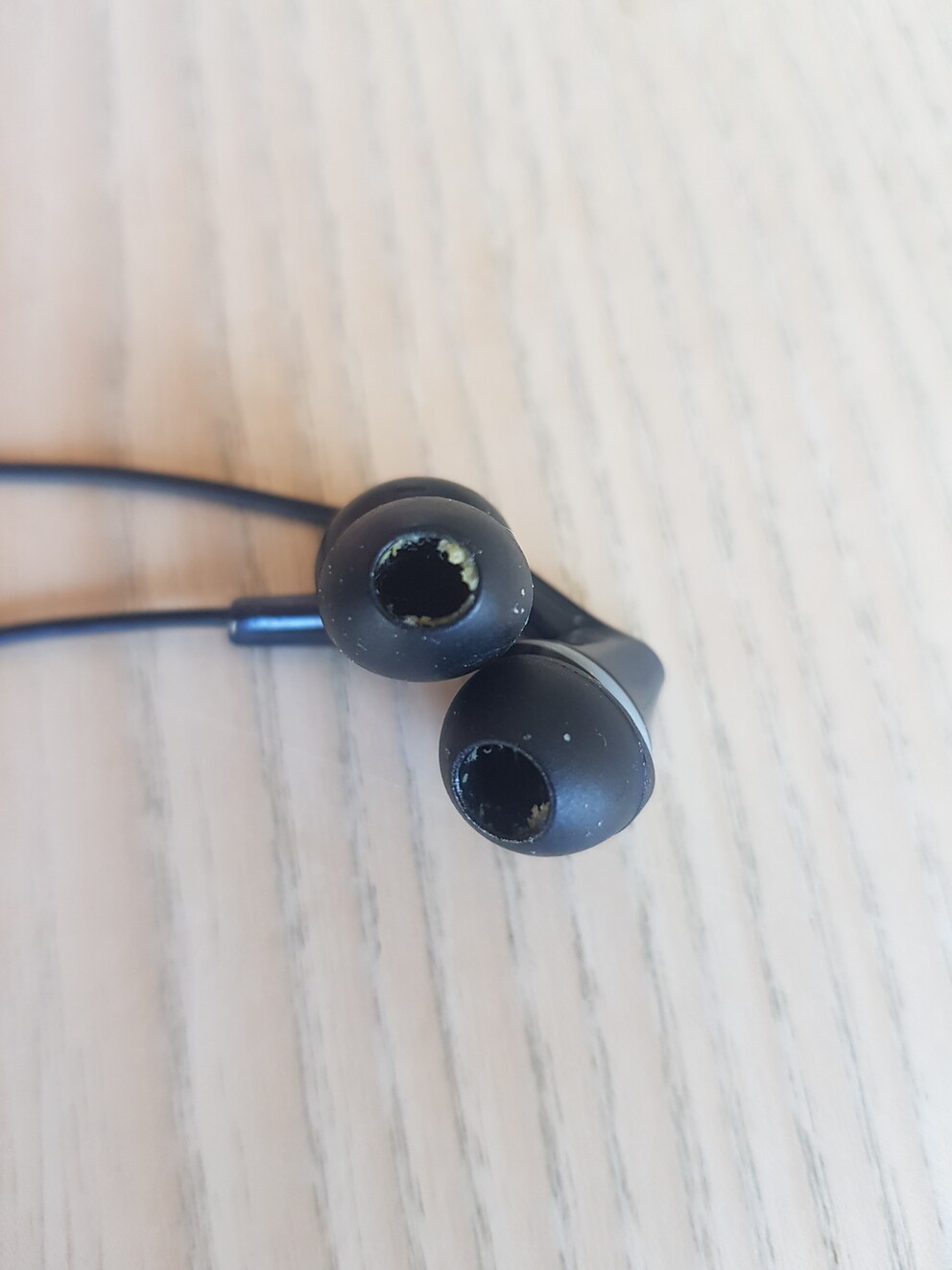 My ear canal excretions eventually end up on my in-ear headphones. Oh, don’t give me that. I know I’m not the only one this happens to.