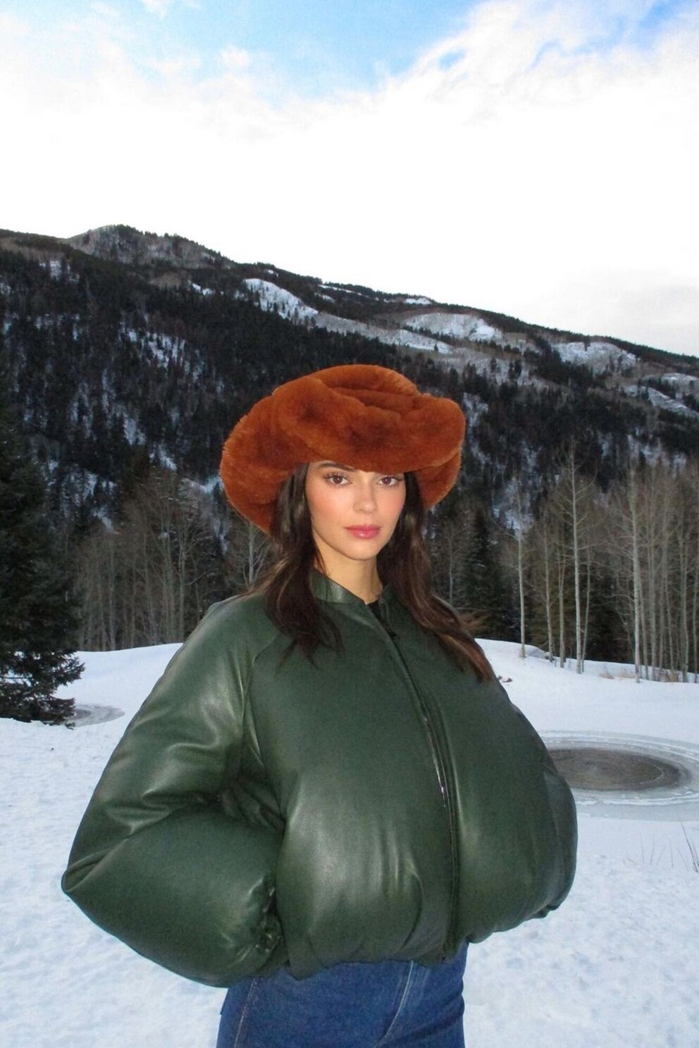 … und privat an Model Kendall Jenner.