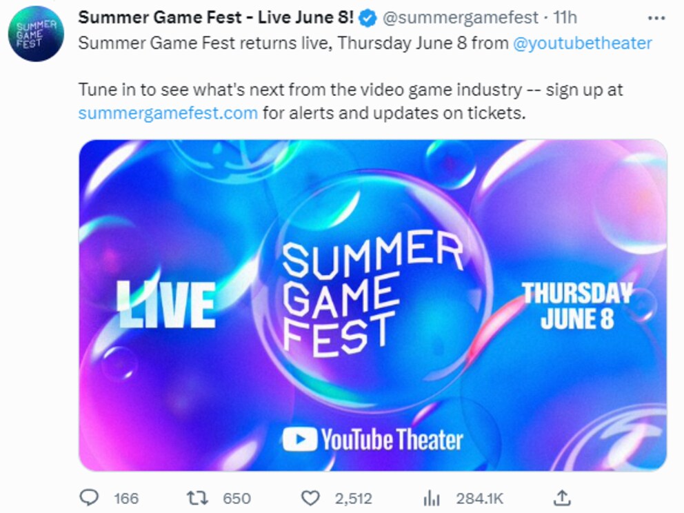 Das Summer Game Fest nutzt die negativen E3-Schlagzeilen und kündigt ein Datum für ihr eigenes Event an.
