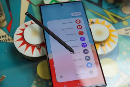 La S Pen viene utilizzata per scrivere e come telecomando.