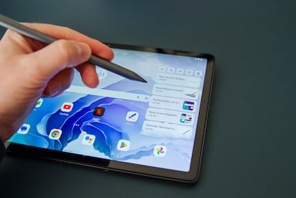 Der Precision Pen 3 hat ein eigenes Pop-Up-Menü für schnellen Zugriff auf Notizen und weitere Funktionen.
