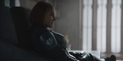 Bo-Katan Kryze, l'ultima Kryze rimasta, un tempo casa regnante su Mandalore.