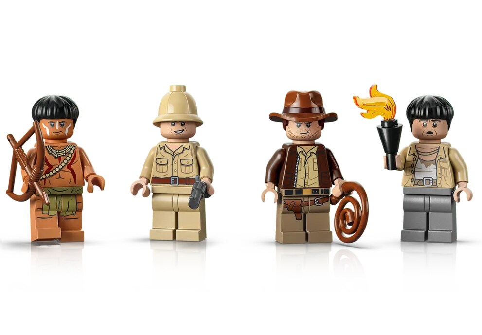 Natürlich mit Peitsche: Indiana Jones als Mini Figure.
