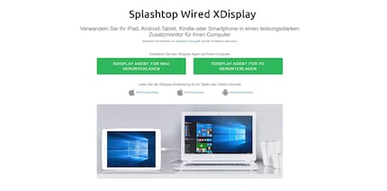 Splashtop Wired XDisplay est également gratuit.