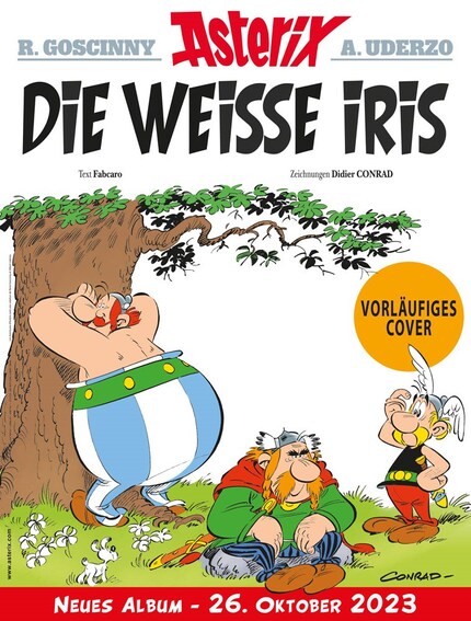 La copertina provvisoria del 40° volume della serie 74952877 Asterix. Volume 40 della serie «Asterix»