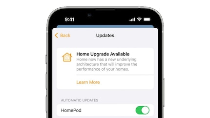 Pour iOS 16.2 prévue, mais publiée seulement maintenant : la mise à jour pour l'architecture Homekit.