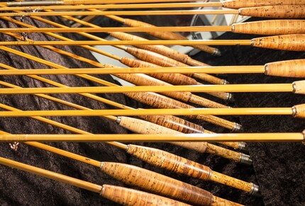 La durabilité à Monatura : des cannes à pêche en bambou.