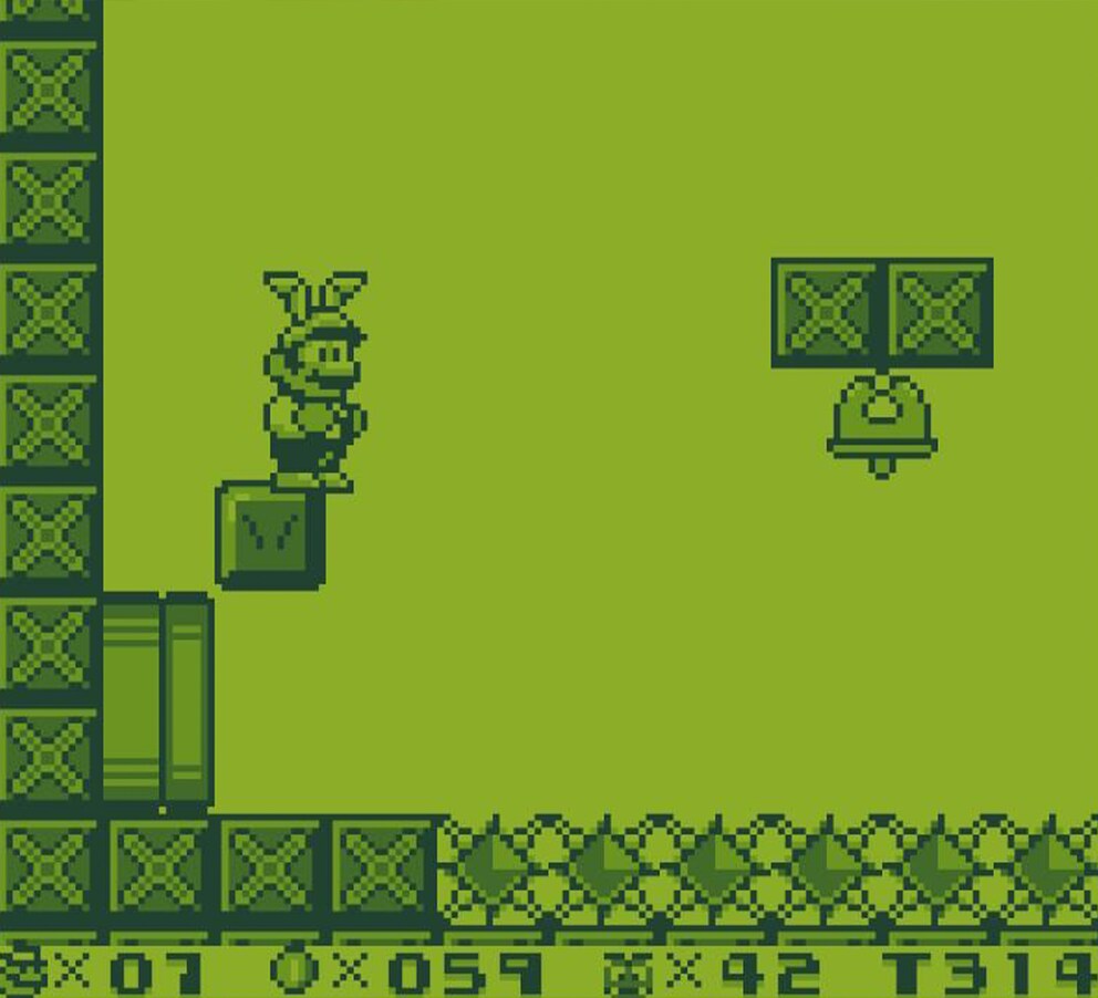Con la carota, l'idraulico si trasforma nel coniglietto volante Mario. L'oggetto non esiste in nessun altro gioco di Mario.