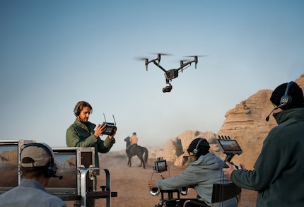 Il DJI Inspire 3 è destinato, tra le altre cose, alle produzioni cinematografiche.