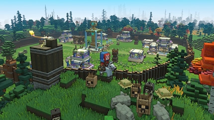 Mi piace molto la grafica di Minecraft Legends.