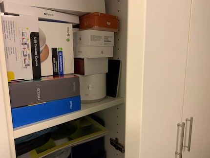 Hidden deep in a back closet in the basement, my coveted device is at least out of sight.