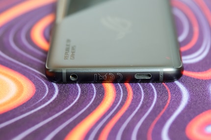 The second USB-C port on the bottom, and next to it the 3.5-mm headphone jack.