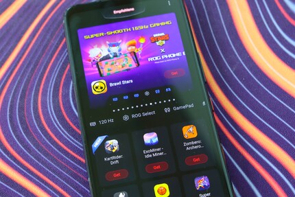 Asus conscientiously lists which games support the ROG Phone 7’s features.