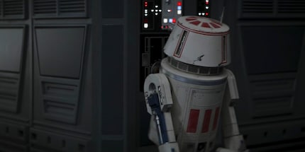 Eingestöpselt wie R2-D2 damals in «Return of the Sith» und «Star Wars».
